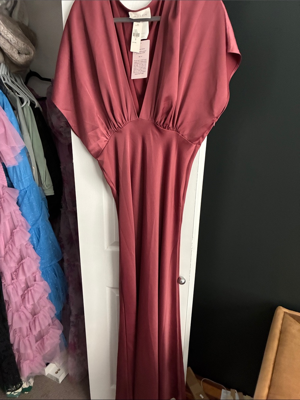 BHLDN Maxi Dress in Dusty Rose